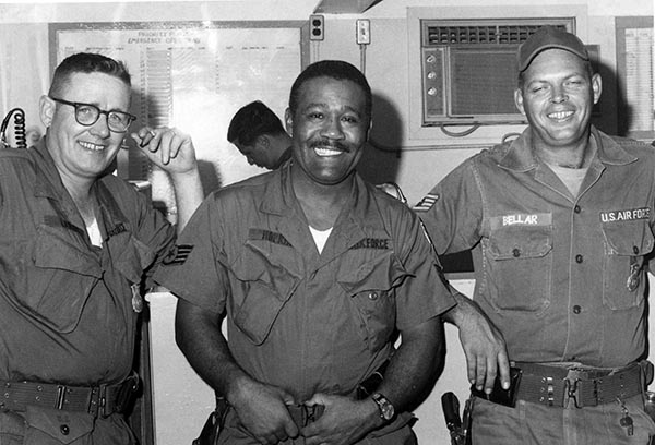 7. Nha Trang Air Base: Security Police receiving plaques, October 1968. Photo by: George Bruce Thomspon. 1968-1969.