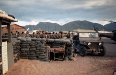 16. Nha Trang AB, Bunker. Photo by: Joe Russo, NT, 14th SPS; PR, 35th SPS K9: Prince 522M. 1969-1971.