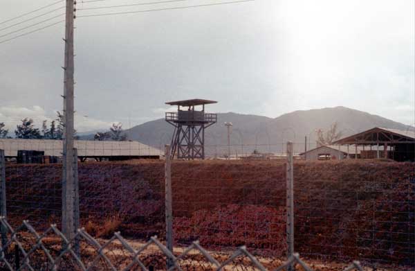2. Nha Trang AB, K-9. Close Up: Tower. Note SP on the parapet. Photo by: Joe Russo, NT, 14th SPS; PR, 35th SPS K9: Prince 522M. 1969-1971.