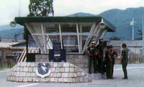 2. Nha Trang AB, Main Gate. Photo by: Sebben Domenic. 1969.