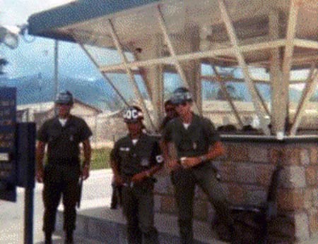 3. Nha Trang AB, Main Gate. Photo by: Pat Houseworth, LM 575. 1969-1970.