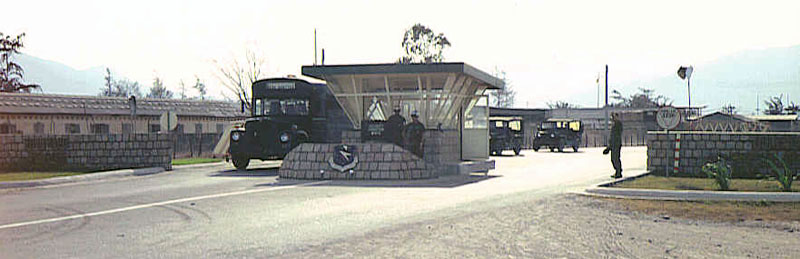 10. Nha Trang AB Main Gate. Photo by: Tony Niemotka, LM 577, NT, 14th SPS, 1968-1969.