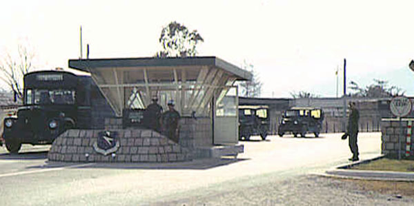 10. Nha Trang AB Main Gate. Photo by: Tony Niemotka, LM 577, NT, 14th SPS, 1968-1969.