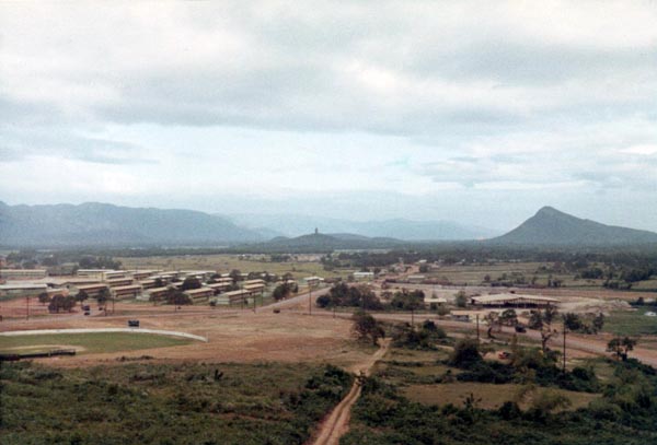 Phu Cat AB, from a distance.