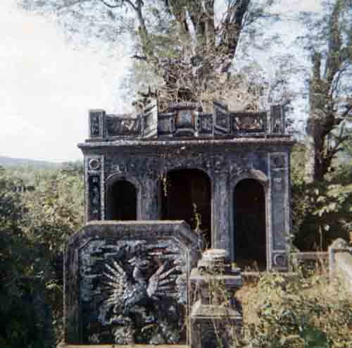 Temple on the perimeter.