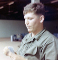 A little card game. Unknown Airman.