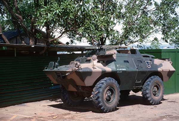 23. XM-706, V100 Commando Car. Photo by Don Bishop. 1969-1970.