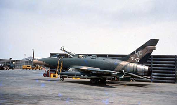 34. What we defended: When I arrived in March of 1969, the 37th TFW was flying F-100s. Photo by Don Bishop. 1969-1970. 