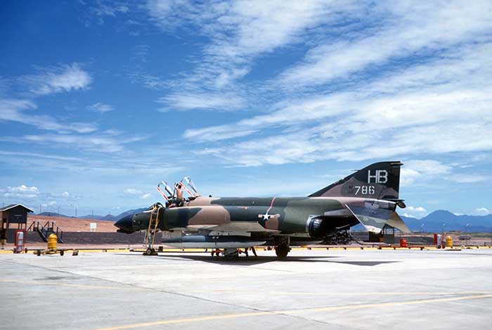 31. What We Defended: In 1969 the F-100s were deployed away from Phu Cat, and the 37 TFW received F-4D's. Photo by Don Bishop. 1969-1970.