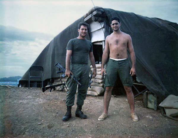 2. Phu Cat Air Base: Doug Davis and Moulton. Photo by: Doug D. Davis, 1968.