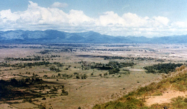 16. Phu Cat Air Base: Post 151, View, NNW. Photo by: Doug D. Davis, 1968.