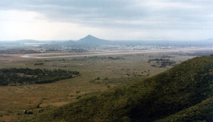18. Phu Cat Air Base: Post 151, View, Southeast, toward Base. Photo by: Doug D. Davis, 1968.