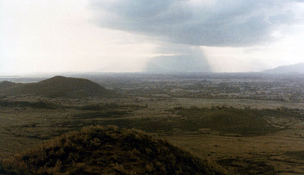 19. Phu Cat Air Base: Post 151, View, SSW. Photo by: Doug D. Davis, 1968.