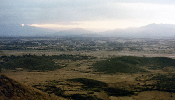 21. Phu Cat Air Base: Post 151, View, West. Photo by: Doug D. Davis, 1968.