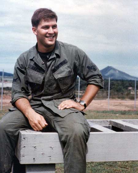 23. Phu Cat Air Base: Doug Davis. Photo by: Doug D. Davis, 1968.
