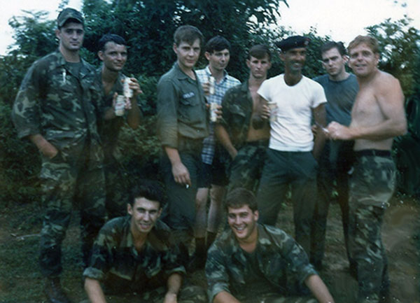 30. Phu Cat Air Base: A.M. Kennel's Party. Photo by: Doug D. Davis, 1968.