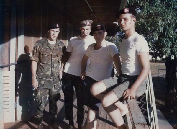 39. Phu Cat Air Base: Erk and Harris. Photo by: Doug D. Davis, 1968.