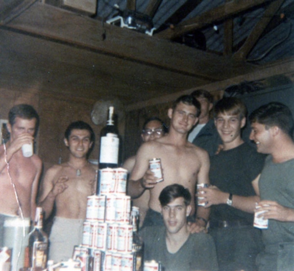 55. Phu Cat Air Base: Another A.M. Party, or the same-same? Yep! Photo by: Doug D. Davis, 1968