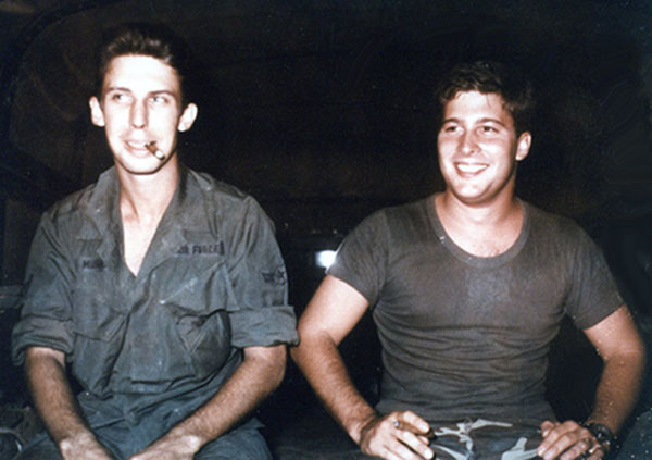 57. Phu Cat Air Base: Murry and Doug Davis. Photo by: Doug D. Davis, 1968