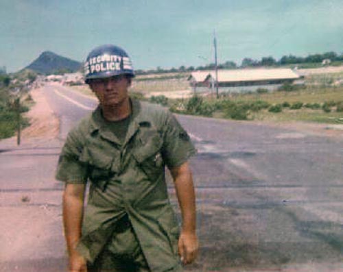 1. Photo by: Sgt Leon T. Meek, 12th Security Police Squadron, Phu Cat Air Base Vietnam. Main Gate.