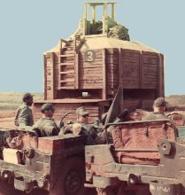 1a. Pleiku AB, old french Bunker. 1968. Photo by: Pat Dunne, LM 40, PK, 633rd SPS. 1968.