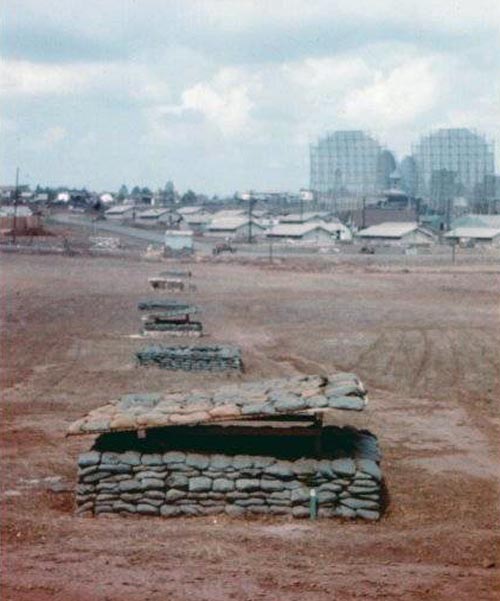 5. Pleiku AB, Perimeter Bunkers. Photo by: unknown.