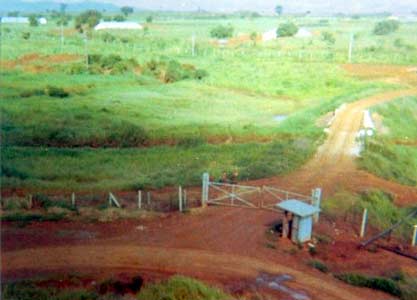 7. Pleiku AB, Ammo Dump Gate, east perimeter road. Photographer: Richard Shelton, TSN, 377th SPS; BT, 632nd SPS. 1965-1966.