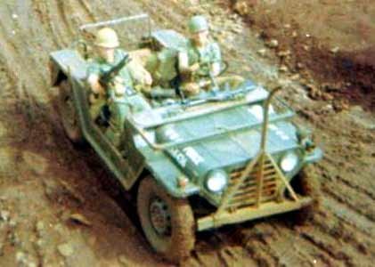 10. Pleiku AB, Perimeter Tower, view from tower of QRT Jeep. 1967-1968. Photo by: Steven Shelt, LM 157, PC 37th; PK, 633rd SPS. 1967-1968.