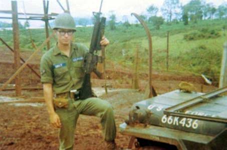 9. Pleiku AB, Perimeter Tower, QRT Jeep. 1967-1968. Photo by: Steven Shelt, LM 157, PC 37th; PK, 633rd SPS. 1967-1968.