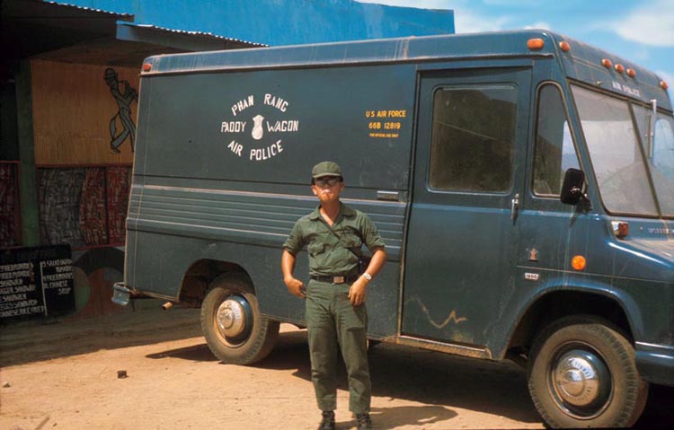 33. Phan Rang Air Base: 35th APS Paddy Wagon. Hey... yous lookin' at me?