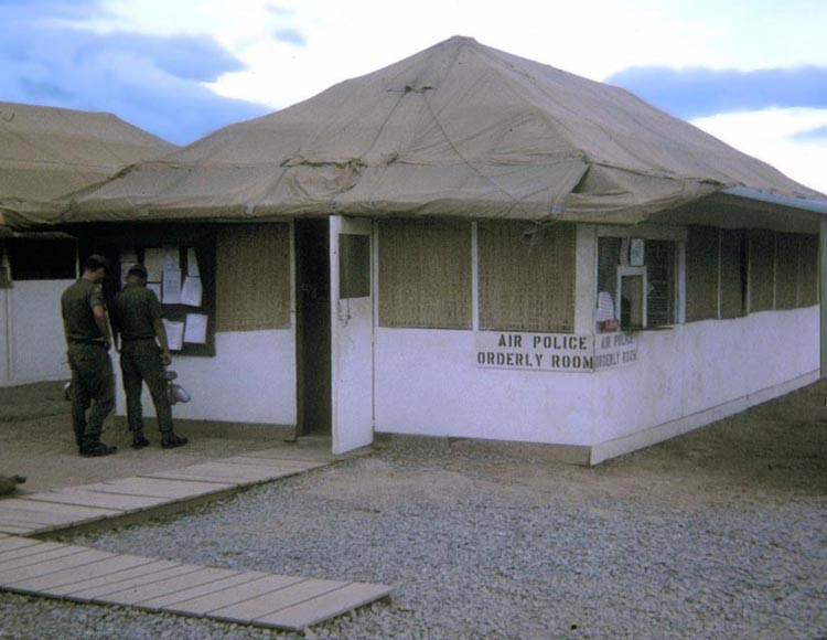 32. Phan Rang Air Base: 35th APS Orderly Room.