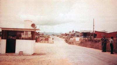 41. Phan Rang Air Base: Early 1966: Main Gate.