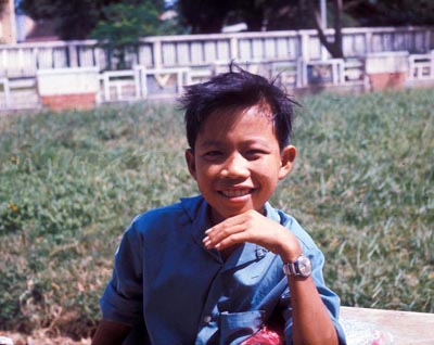 47. Phan Rang: Xin, my interpreter, age 9.