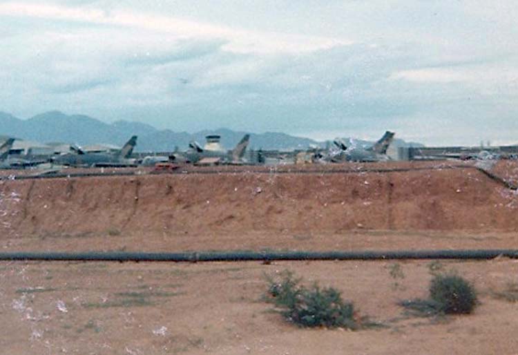 12. Phan Rang Air Base: F-100 Refueling Area. Photo by: Van Digby, 1967-1968.