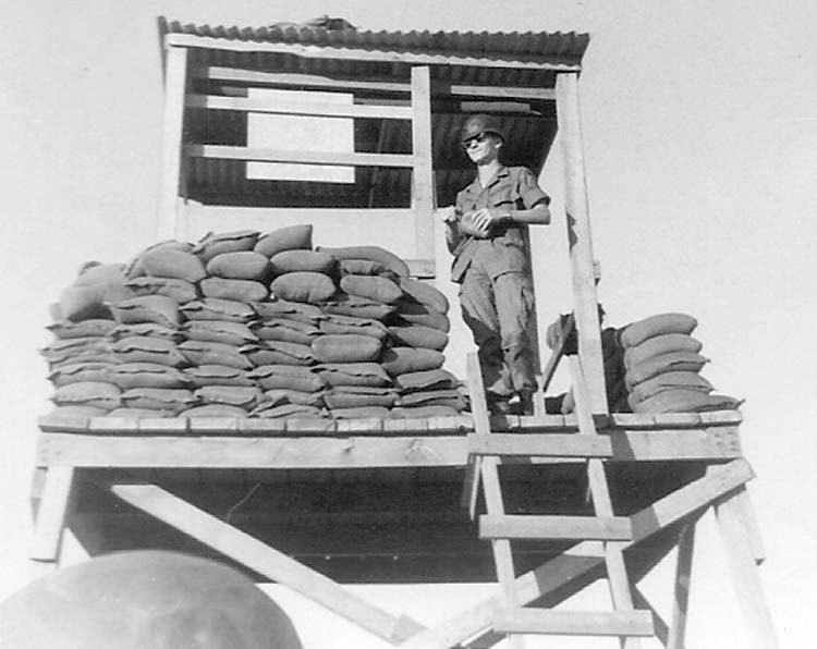 15. Phan Rang Air Base: Taken atop Nui Dat Mountain at OP-1. Photo by: Van Digby, 1967-1968.