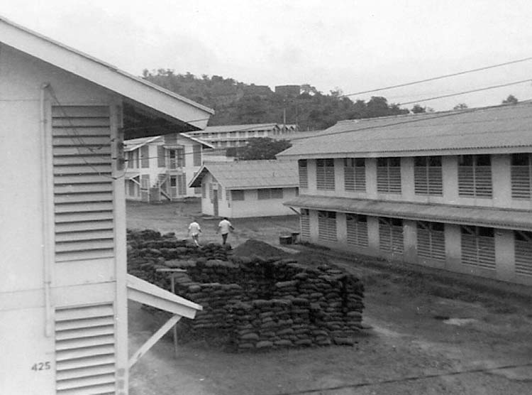 17. Phan Rang Air Base: Barracks Area under construction. Photo by: Van Digby, 1968.