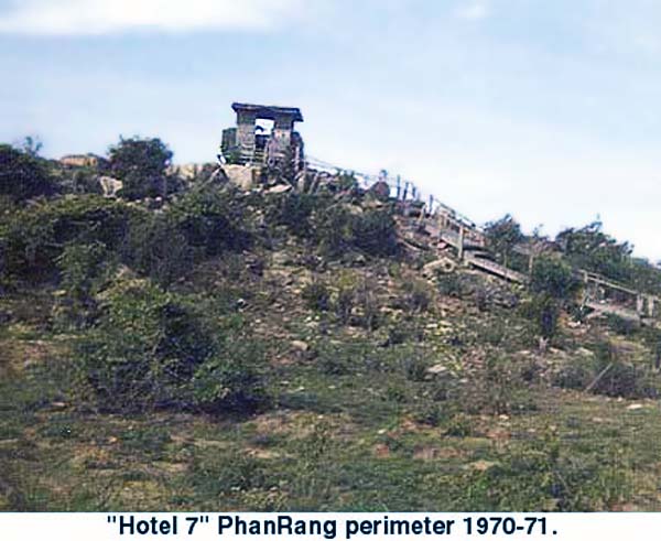 14. Phan Rang Air Base: Perimeter Bunker, Hotel-7. 1970-1971. Photo by: Dowling. 1970-1971.