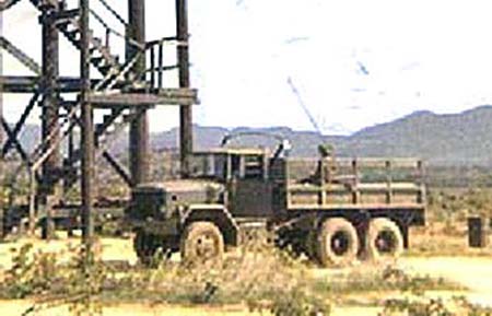 6. Phan Rang Air Base: Perimeter Tower, Juliet Sector Bunker. 1970-1971. Photo by: Dowling. 1970-1971.