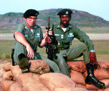 12. Phan Rang AB, SP Capt. Gover, and 1LT (?). 1967.