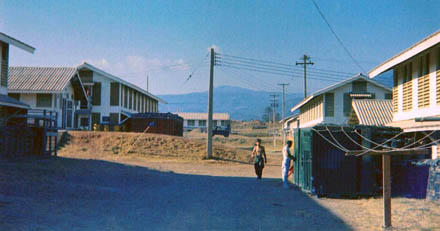 28. Phan Rang AB: 35th SPS Barracks, storage containers.