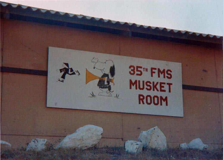 31. Phan Rang AB: 35th FMS Musket Room.
