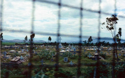 39. Phan Rang AB: Road to Beach. Vietnamese' Christian Cemetery.