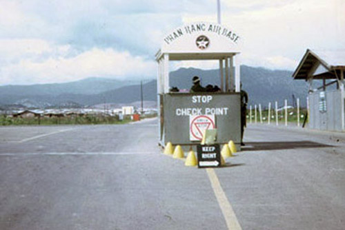 3. Phan Rang Air Base: Main Gate Check Point. Photographer: Barry A. McLean, LM 53, TK, 355th SPS; BMT, PR, TUY, 822nd CSPS. 1967-1969.