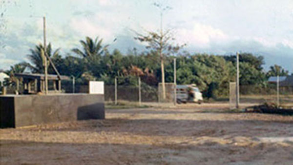 4. Phan Rang Air Base: Gate Bunker. Photo by Gary Phillips. c1966.