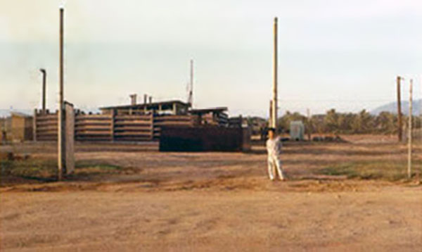 6. Phan Rang Air Base: Gate Bunker and revetment. Photo by Gary Phillips. c1966.