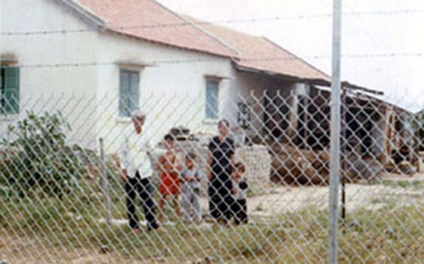 12. Phan Rang Air Base: Road to town and Vietnamese housing. Photo by Gary Phillips. c1966.