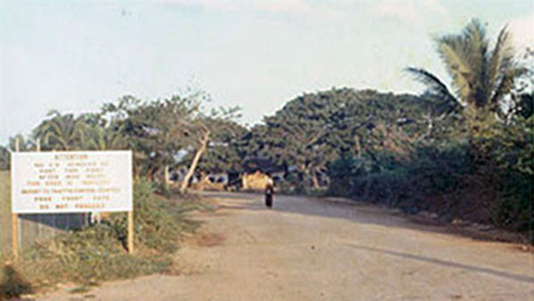 15. Phan Rang Air Base: Road to town. Photo by Gary Phillips. c1966.