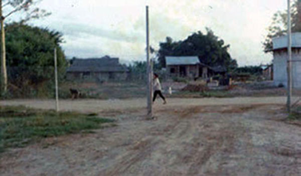 22. Phan Rang Air Base: Base gate. Photo by Gary Phillips. c1966.