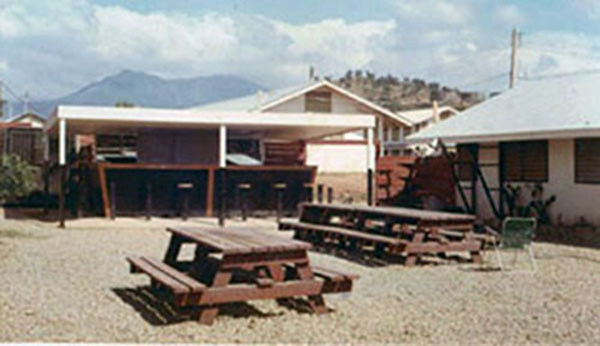 23. Phan Rang Air Base: Base chow hall. Photo by Gary Phillips. c1966.