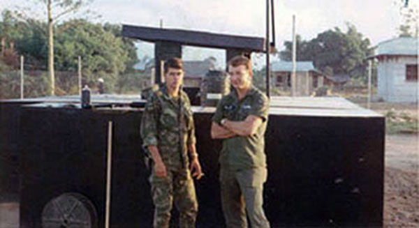 5. Phan Rang Air Base: Gate Bunker. Photo by Gary Phillips. c1966.